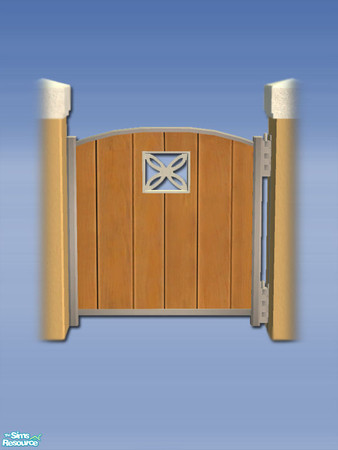 Sims 2 — Patio Gate - Small - Master Mesh by Shakeshaft — Part of a set of gates to match my Patio Stone Walls, 3 sizes