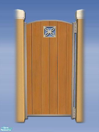 Sims 2 — Patio Gate - Tall - Mesh by Shakeshaft — Part of a set of gates to match my Patio Stone Walls, 3 sizes Small,