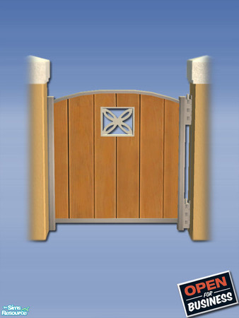 Sims 2 — Patio Gate - OFB - Small - Master Mesh by Shakeshaft — Part of a set of gates to match my Patio Stone Walls, 3