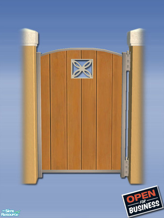 Sims 2 — Patio Gate - OFB - Medium - Mesh by Shakeshaft — Part of a set of gates to match my Patio Stone Walls, 3 sizes