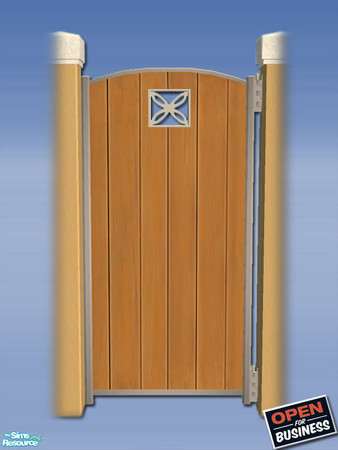 Sims 2 — Patio Gate - OFB - Tall - Mesh by Shakeshaft — Part of a set of gates to match my Patio Stone Walls, 3 sizes