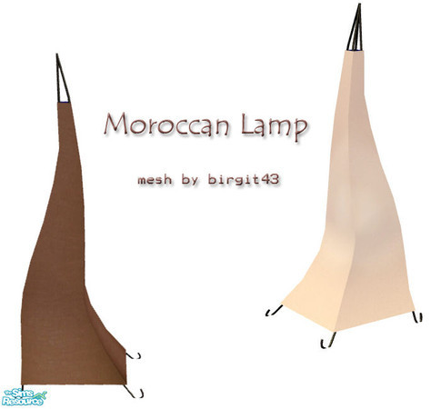 Sims 2 — Moroccan lamp by Sophel21 — recolors of birgit43 moroccan floorlamp