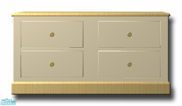 Sims 2 — Beach House Console Table by simtomatic — Two-tile solid console table.
