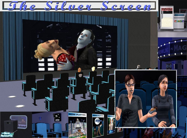 Sims 2 — The Silver Screen by SaeraMaples — Going downtown to take in a nice dinner? Why not stop by The Silver Screen
