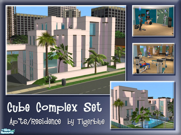 Sims 2 — Cube Complex Set by Tigerblue — 