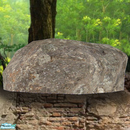 Sims 2 — Maxis Rock, EDITED, #7 by TSR Archive — Re-Uploaded. Edited to allow placement over lots and roads.