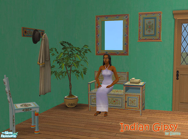 Sims 2 — Indian Gipsy Hallset by Sasilia — Set with 5 new meshes. Special Thanks to Anoeska and Murano for helping me
