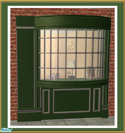 Sims 2 — Victorian Shop - Left Pillar - Mesh by Shakeshaft — Part of a set to create an Old Fashioned Shop Front with