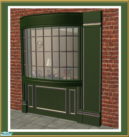 Sims 2 — Victorian Shop - Right Pillar - Mesh by Shakeshaft — Part of a set to create an Old Fashioned Shop Front with