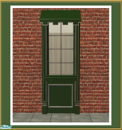 Sims 2 — Victorian Shop  - Single Awning - Mesh by Shakeshaft — Part of a set to create an Old Fashioned Shop Front with