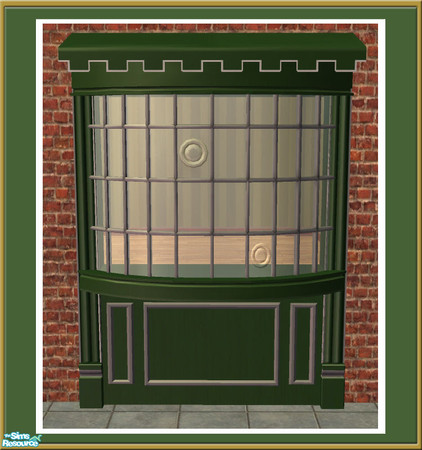 Sims 2 — Victorian Shop - 2 Tile Awning - Mesh by Shakeshaft — Part of a set to create an Old Fashioned Shop Front with