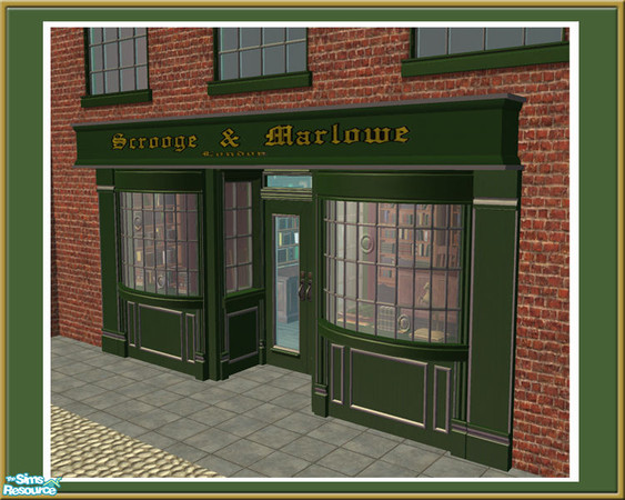 Sims 2 — Victorian Shop - 8 Tile Sign Master - Mesh by Shakeshaft — Part of a set to create an Old Fashioned Shop Front
