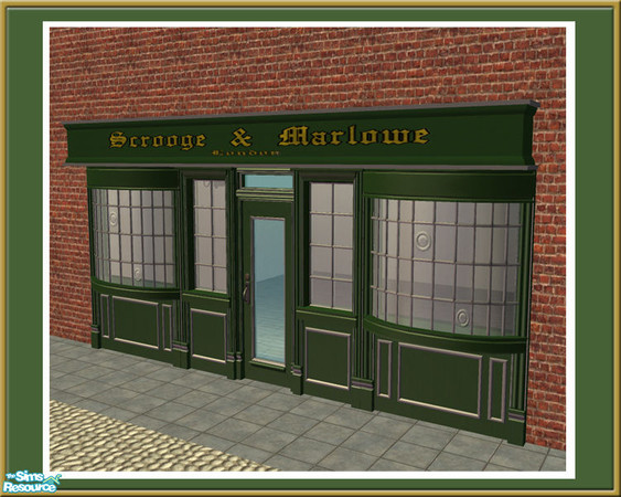 Sims 2 — Victorian Shop - 7 Tile Sign - Mesh by Shakeshaft — Part of a set to create an Old Fashioned Shop Front with