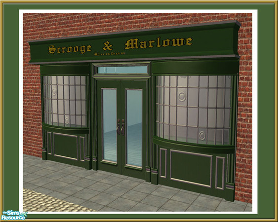 Sims 2 — Victorian Shop - 6 Tile Sign - Mesh by Shakeshaft — Part of a set to create an Old Fashioned Shop Front with