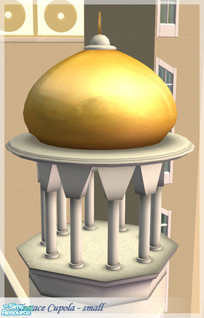 Sims 2 — TS - Terrace Cupola - small by senemm — A set of 6 decorative and elegant looking eastern style architecture