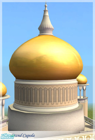 Sims 2 — TS - Grand Cupola by senemm — A set of 6 decorative and elegant looking eastern style architecture elements,