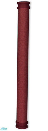Sims 2 — Studio K Stucco Too Column - Burgundy by StudioKhagerks — Coordinates with all Studio K Stucco Too exteriors.