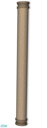 Sims 2 — Studio K Stucco Too Column - Pebble by StudioKhagerks — Coordinates with all Studio K Stucco Too exteriors.