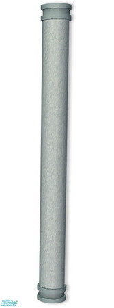Sims 2 — Studio K Stucco Too Column - Winter by StudioKhagerks — Coordinates with all Studio K Stucco Too exteriors.