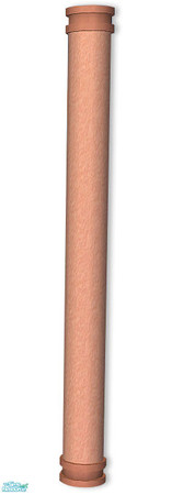 Sims 2 — Studio K Stucco Too Column - Salmon by StudioKhagerks — Coordinates with all Studio K Stucco Too exteriors.