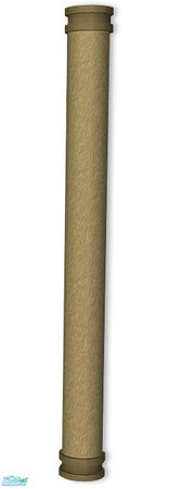 Sims 2 — Studio K Stucco Too Column - Clay by StudioKhagerks — Coordinates with all Studio K Stucco Too exteriors. Enjoy!