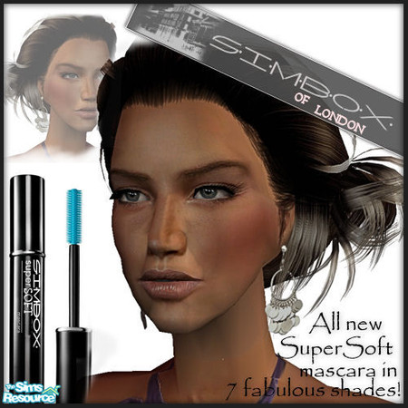 Sims 2 — SIMbox Super Soft Lashes by ~Monica~ — A set of seven super soft lashes for your sim ladies. Edited from Maxis.