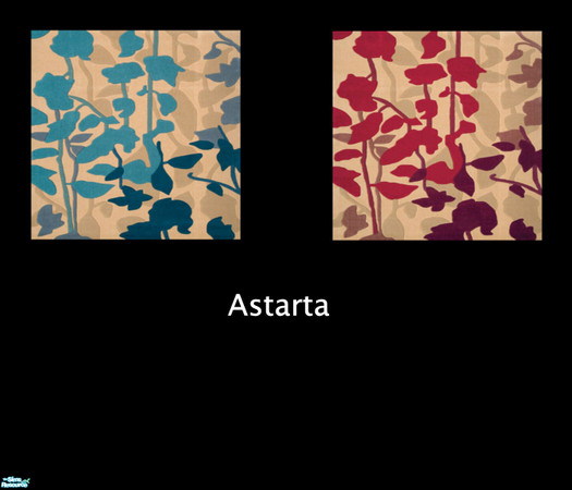 Sims 2 — Just Leaves by Astarta — Area rug