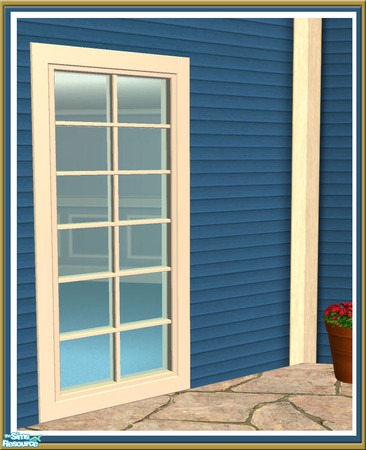 Sims 2 — Cove Long Window - Diag Mesh by Shakeshaft — Part of a new set of Windows and Doors and Build Objects I created
