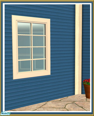 Sims 2 — Cove Short Window -  Diagonal Mesh by Shakeshaft — Part of a new set of Windows and Doors and Build Objects I