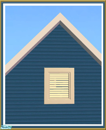Sims 2 — Cove Attic Window -  Mesh by Shakeshaft — Part of a new set of Windows and Doors and Build Objects I created for