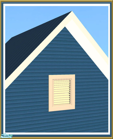 Sims 2 — Cove Attic Window -  Diagonal Mesh by Shakeshaft — Part of a new set of Windows and Doors and Build Objects I