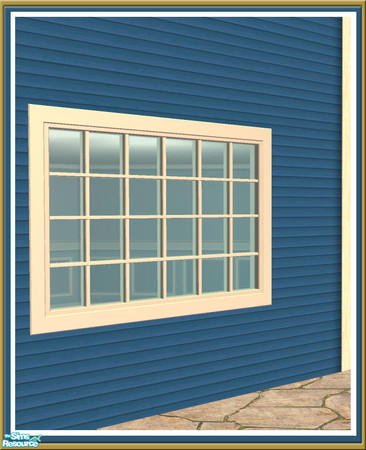Sims 2 — Cove 2 Tile Short Window -  Diag Mesh by Shakeshaft — Part of a new set of Windows and Doors and Build Objects I
