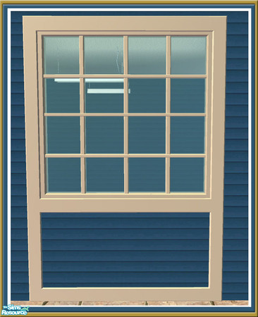 Sims 2 — Cove 2 Tile Cutout Window -  Mesh by Shakeshaft — Part of a new set of Windows and Doors and Build Objects I
