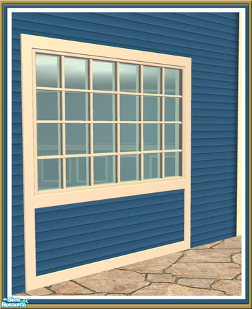 Sims 2 — Cove 2 Tile Cutout Window -  Diag Mesh by Shakeshaft — Part of a new set of Windows and Doors and Build Objects