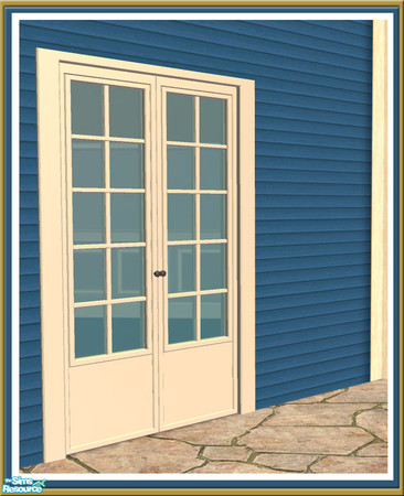 Sims 2 — Cove 2 Tile Door -  Diagonal Mesh by Shakeshaft — Part of a new set of Windows and Doors and Build Objects I