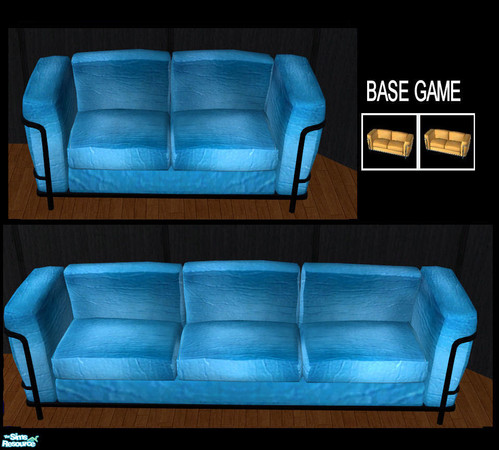 Sims 2 — Blue Sofa by majdarts — enjoy :)