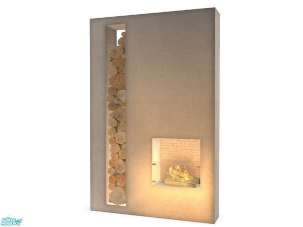 Sims 2 — Lami Fireplace by n-a-n-u — 