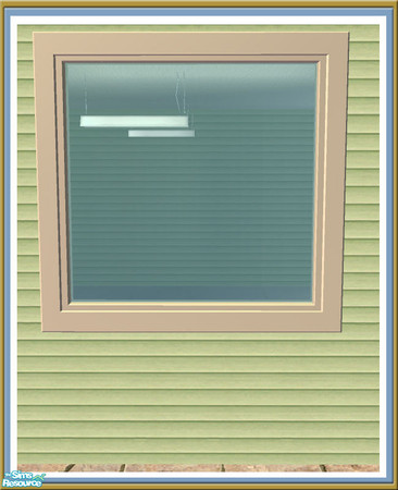 Sims 2 — Cove 2 Tile Short Window - Plain Mesh by Shakeshaft — Part of a set of Plain windows and doors made to