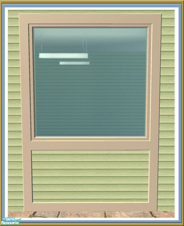 Sims 2 — Cove 2 Tile Cutout Window - Plain Mesh by Shakeshaft — Part of a set of Plain windows and doors made to