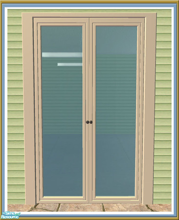 Sims 2 — Cove 2 Tile Door - Plain Mesh by Shakeshaft — Part of a set of Plain windows and doors made to compliment the