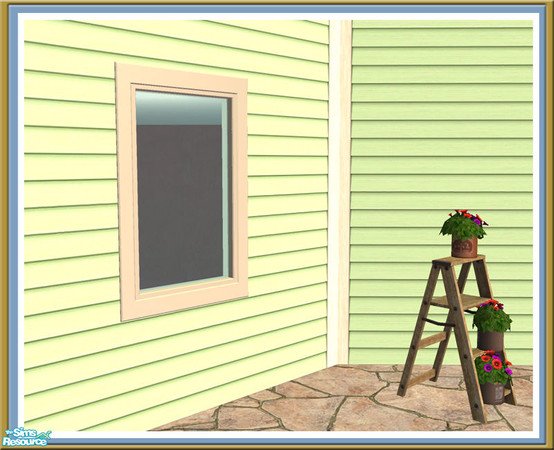 Sims 2 — Cove Short Window - Plain Diagonal Mesh by Shakeshaft — Part of a set of Plain windows and doors made to