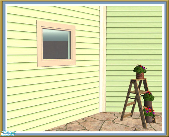Sims 2 — Cove Square Window - Plain Diagonal Mesh by Shakeshaft — Part of a set of Plain windows and doors made to