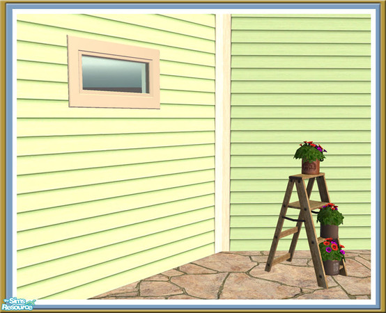 Sims 2 — Cove Privacy Window - Plain Diagonal Mesh by Shakeshaft — Part of a set of Plain windows and doors made to