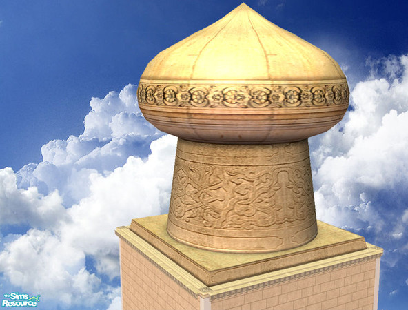 Sims 2 — Domes of Agrabah Part I. - 5x5 Large Mesh by senemm — A set of 9 arabian style domes inspired by Aladdin\'s