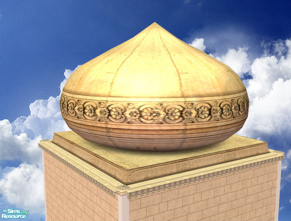 Sims 2 — Domes of Agrabah Part I. - 5x5 Small Mesh by senemm — A set of 9 arabian style domes inspired by Aladdin\'s