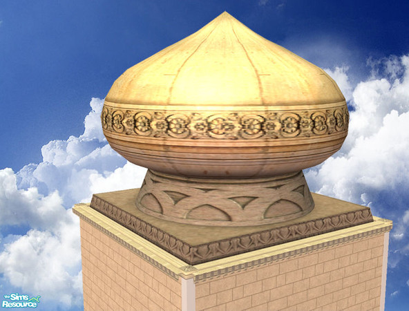 Sims 2 — Domes of Agrabah Part I. - 5x5 Medium Mesh by senemm — A set of 9 arabian style domes inspired by Aladdin\'s