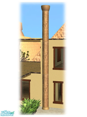 Sims 2 — Civ Build - Stone Column 3 Storey - Mesh by Shakeshaft — Part of a simple build set for the Ancient
