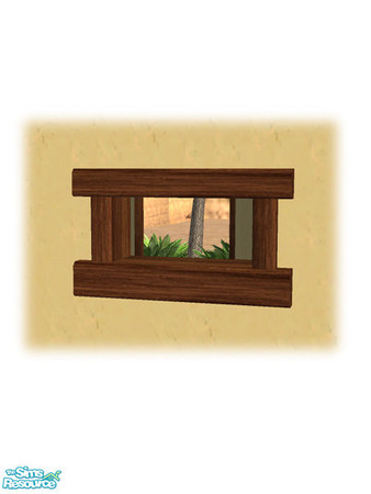 Sims 2 — Civ Build  - Privacy Window - Diagonal Mesh by Shakeshaft — Part of a simple build set for the Ancient