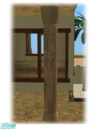 Sims 2 — Civ Build - Stone Column Slim - Mesh by Shakeshaft — Part of a simple build set for the Ancient Civilizations