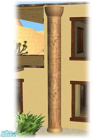 Sims 2 — Civ Build - Stone Column 2 Storey - Mesh by Shakeshaft — Part of a simple build set for the Ancient